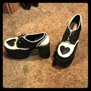 Dolls kill size 8 platform booties